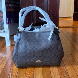 BRAND NEW, NEVER USED Hallie Signature Coach bag